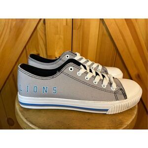 Men's Detroit Lions FOCO Tonal Wordmark Canvas Shoe size 9